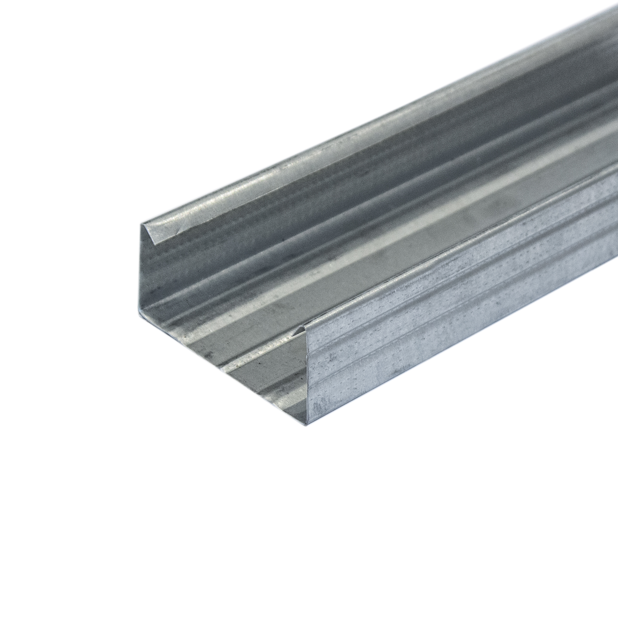 Unbranded galvanized C and omega channels for suspended drywall ceilings