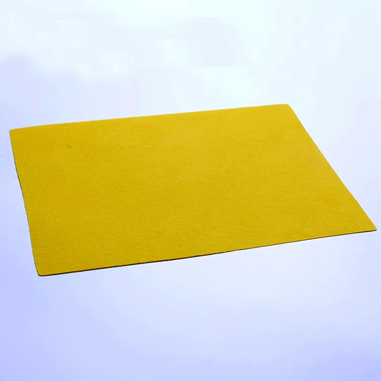 Unbranded yellow glass-mat-faced exterior gypsum sheathing board