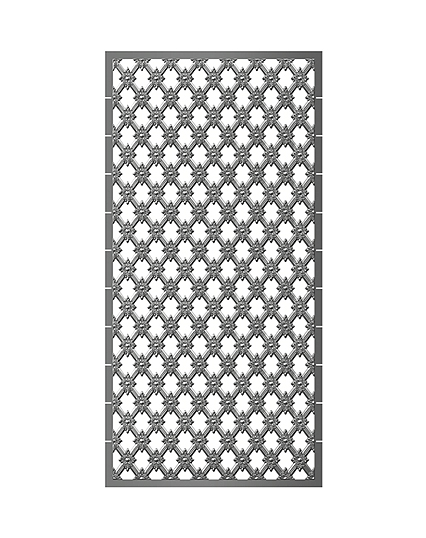 Decorative pressed sheet metal panel models