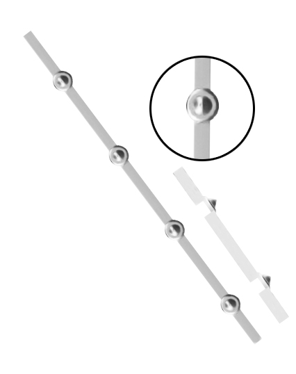 Square and round decorative flute bars