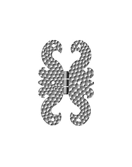 Steel door hinges and mounting accessories