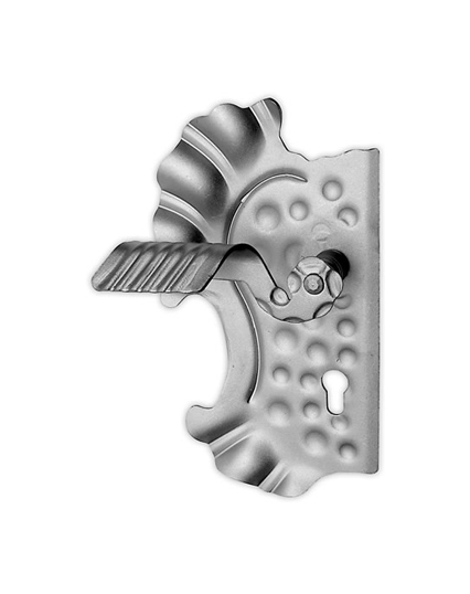 Decorative steel lock panels in multiple patterns