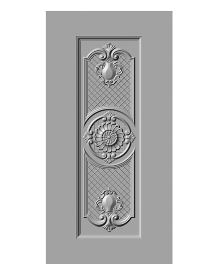 Catalogue selection of pressed steel door sheet designs
